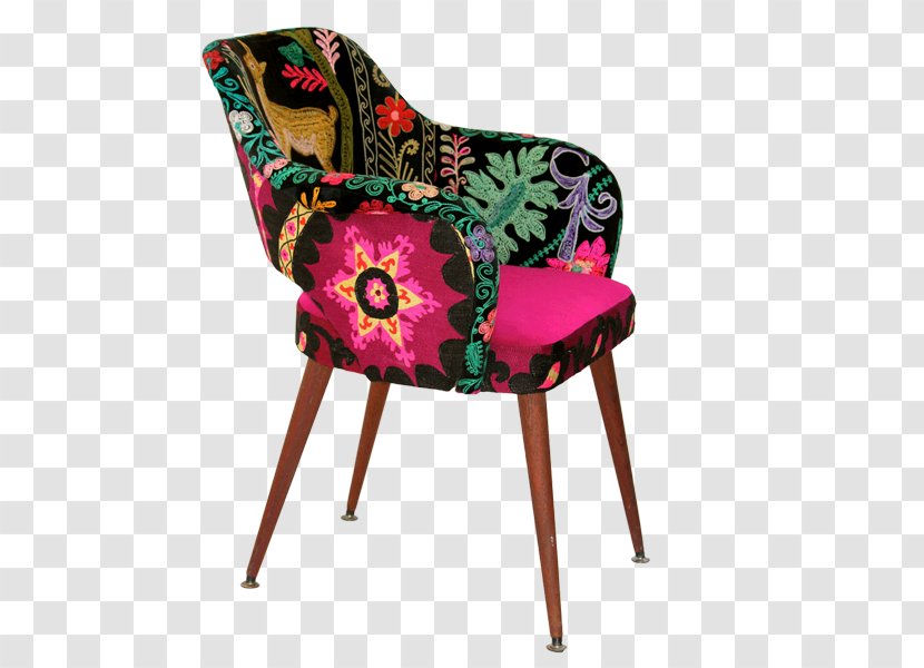 Chair Furniture Suzani Mid-century Modern - Midcentury - Retro Transparent PNG