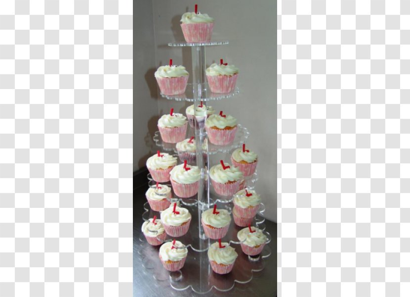 Cupcake Sugar Cake Petit Four Frosting & Icing Torte - Stand Transparent PNG