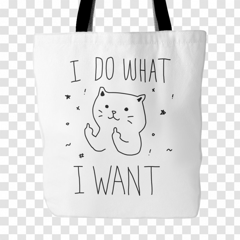 Tote Bag Cat Clothing Kitten - Stock Market Transparent PNG