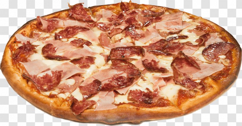 California-style Pizza Sicilian Prosciutto Italian Cuisine - Meat Transparent PNG