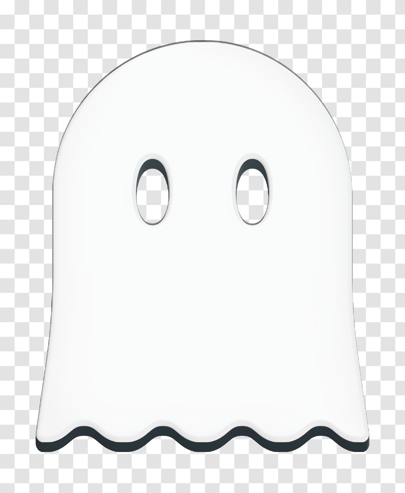 Ghost Icon Halloween - Cap - Blackandwhite Transparent PNG