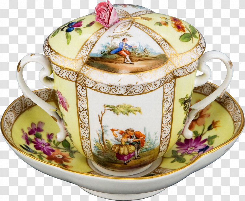 Coffee Tableware Teacup Teapot Ceramic - Serveware Transparent PNG