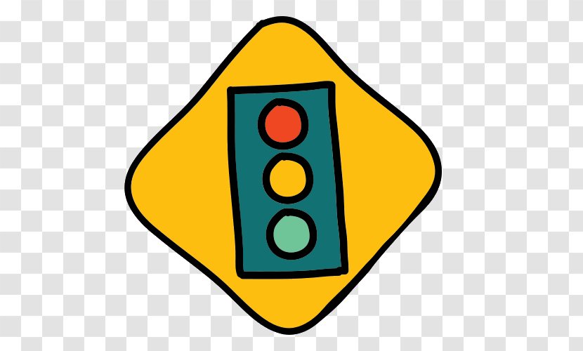 Traffic Sign Light Warning Car - Driving Test Transparent PNG