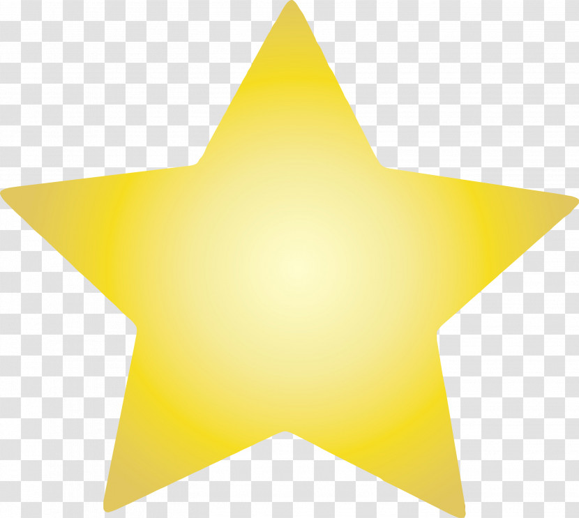 Yellow Star Transparent PNG