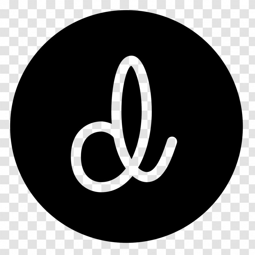 Dribbble Font - Brand - Half Circle Transparent PNG