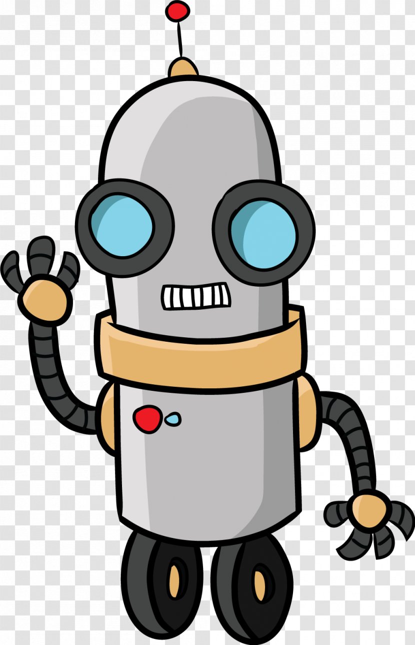 Bender Robot Cartoon Clip Art - Royaltyfree - Robotics Transparent PNG