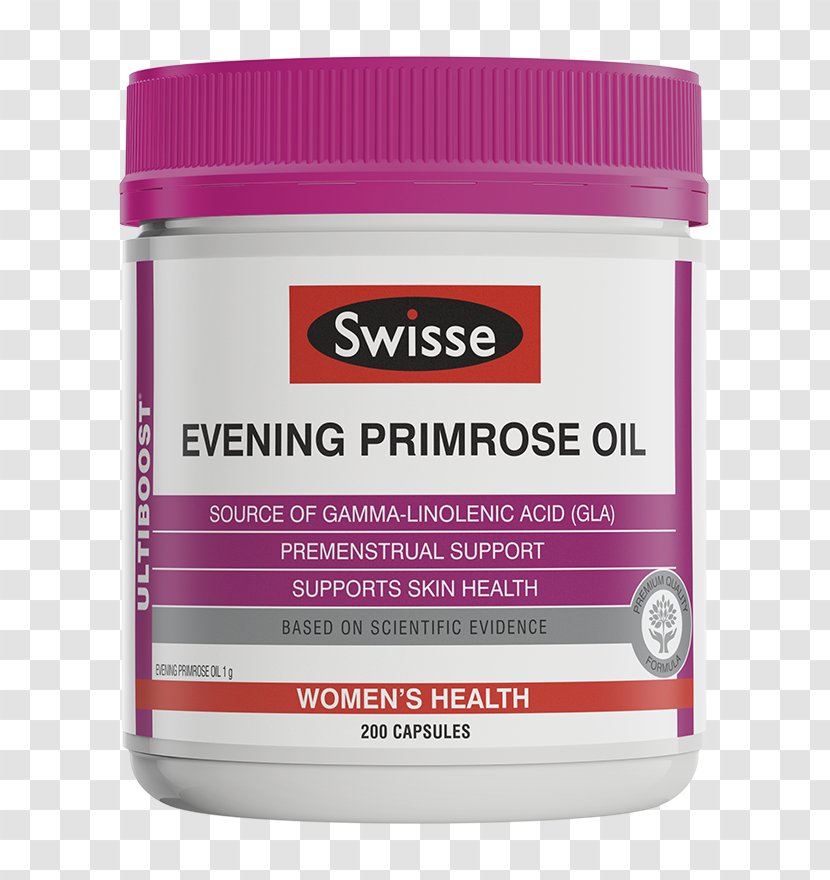 Common Evening-primrose Dietary Supplement Swisse Gamma-Linolenic Acid Oil - Gammalinolenic - Evening Primrose Transparent PNG