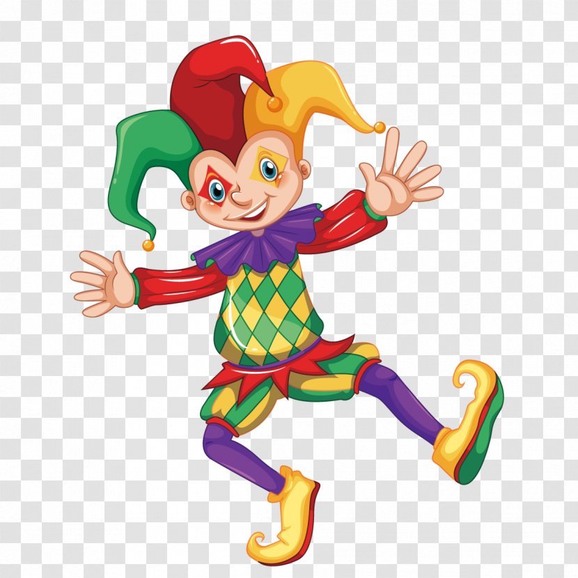 Jester Clown Royalty-free Bouffon - Vector Circus Transparent PNG