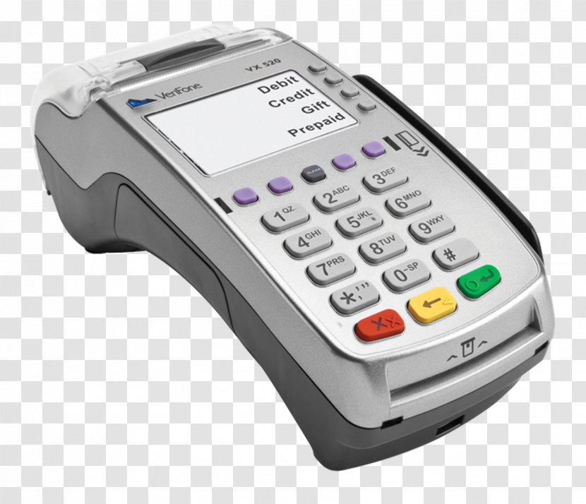 Verifone M252-653-A3-NAA-3 Credit Card Terminals Vx520 EMV/Contactless Contactless Payment - Electronic Device - Symbol Transparent PNG