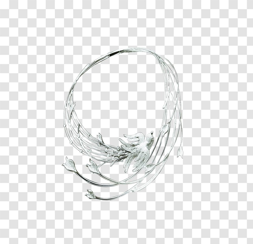 Silver Necklace Icon Transparent PNG
