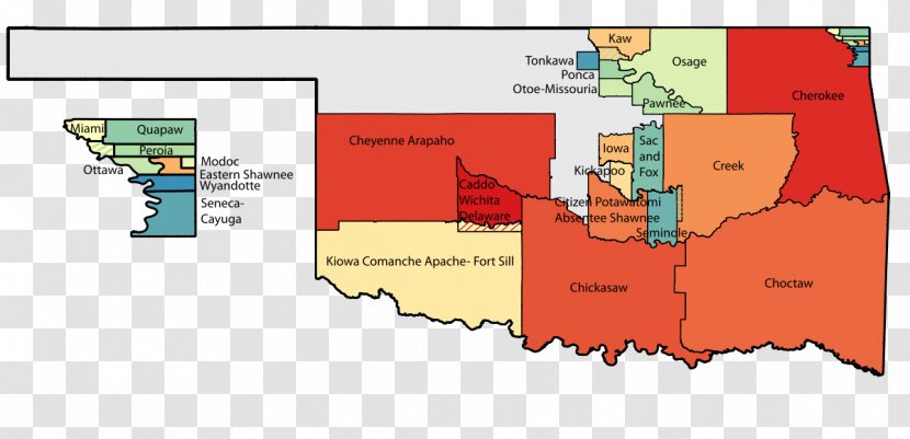 Oklahoma Tribal Statistical Area Indian Territory Tribe Native Americans In The United States - Five Civilized Tribes - Reservation Transparent PNG
