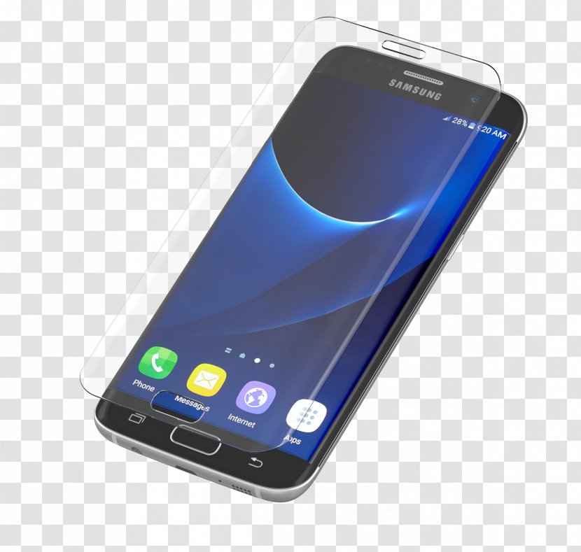 Samsung GALAXY S7 Edge Smartphone Mobile Phone Accessories Feature Screen Protectors - Multimedia Transparent PNG