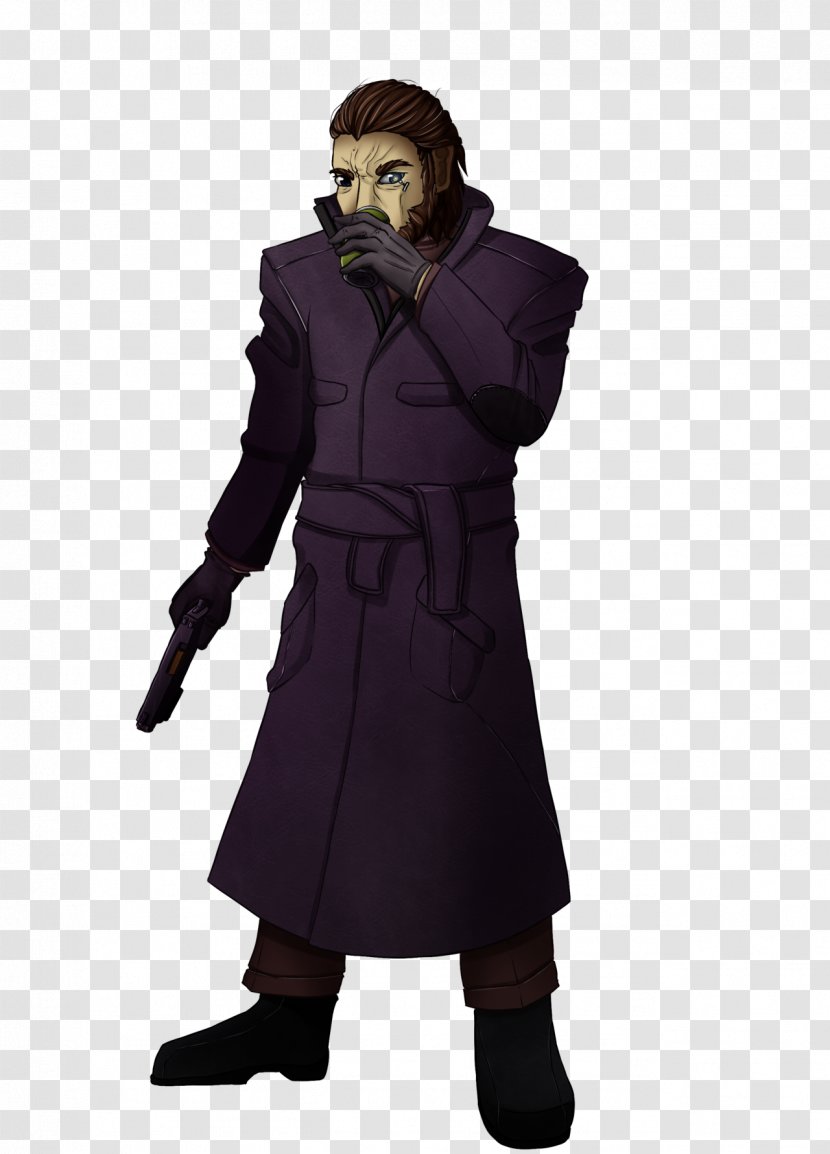 Overcoat - Coat - Cyberpunk Transparent PNG