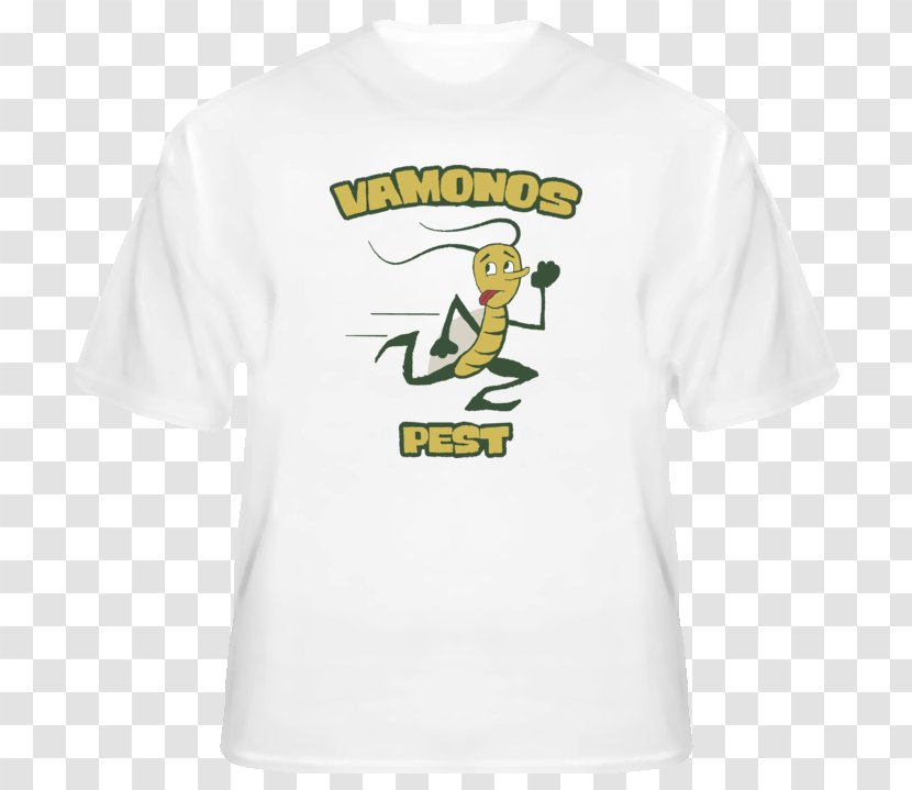T-shirt Donuts San Clemente Sleeve - White - Vamonos Pest Transparent PNG