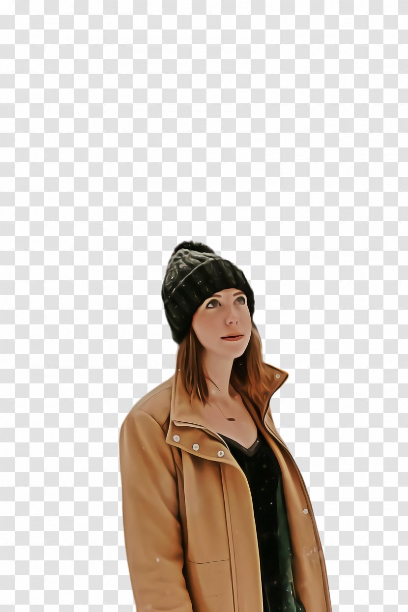 Winter Girl - Neck - Hat Coat Transparent PNG