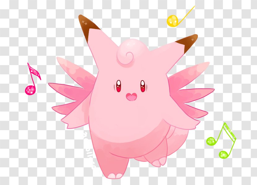 Clefable Pokémon Clefairy Art Rabbit - Cartoon - Pokemon Transparent PNG