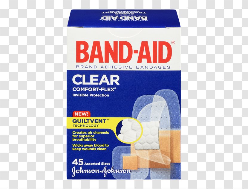 Johnson & Band-Aid Adhesive Bandage Gauze Transparent PNG