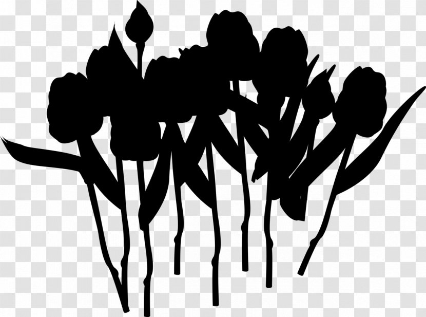 Flower Clip Art Desktop Wallpaper Silhouette Computer - Plants - Branch Transparent PNG