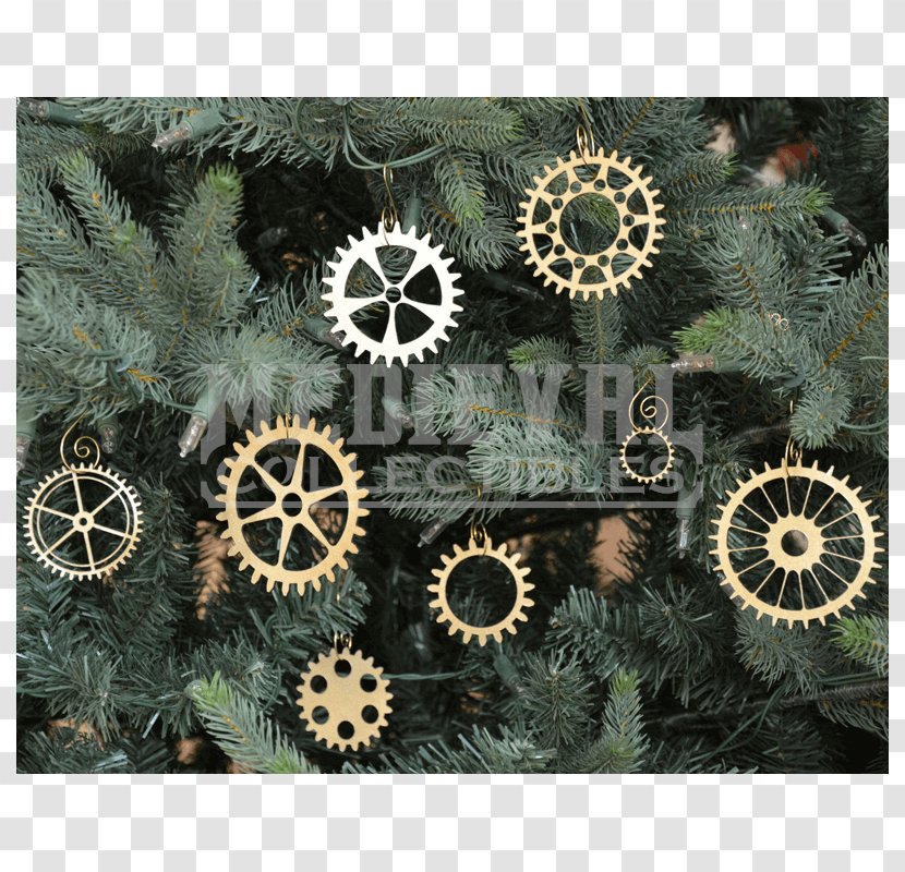 Christmas Ornament Decoration Steampunk Tree - Treetopper - Gear Transparent PNG