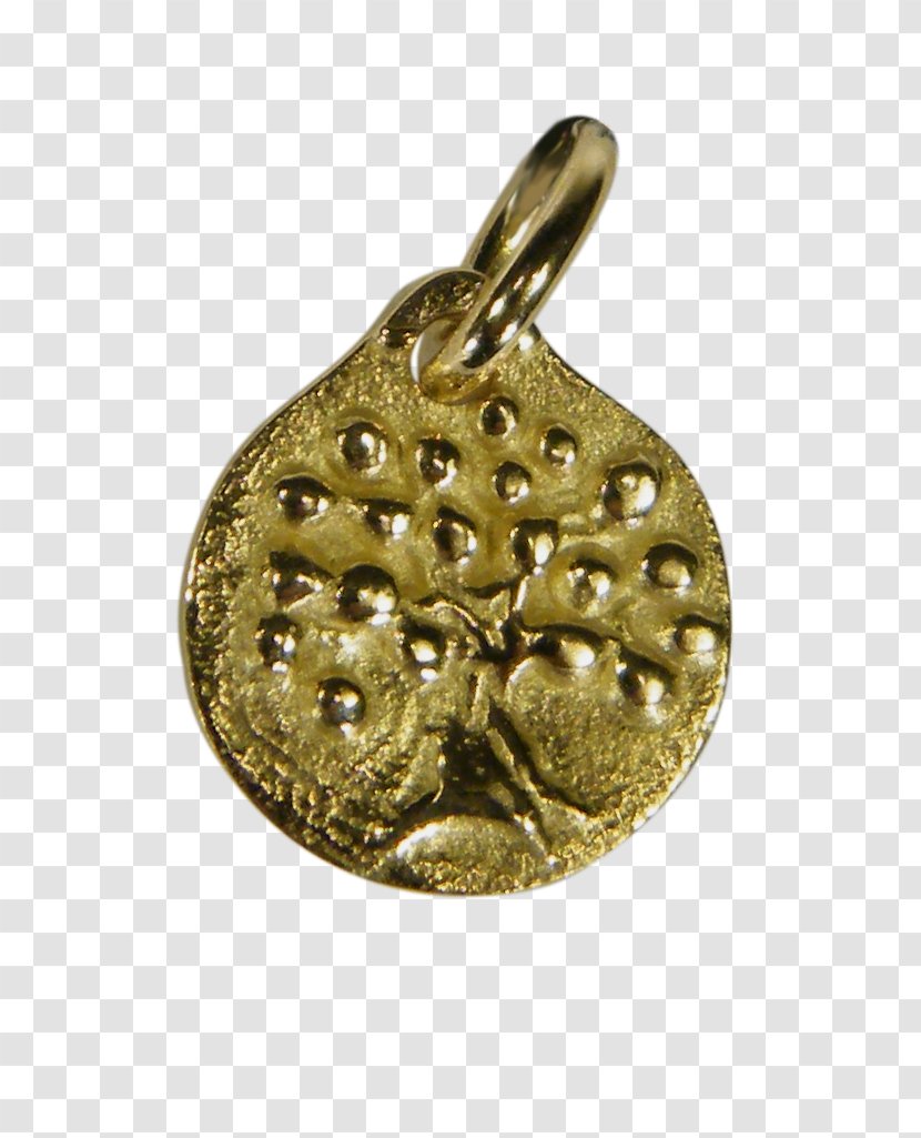 Locket Medal 01504 Bronze - Brass Transparent PNG