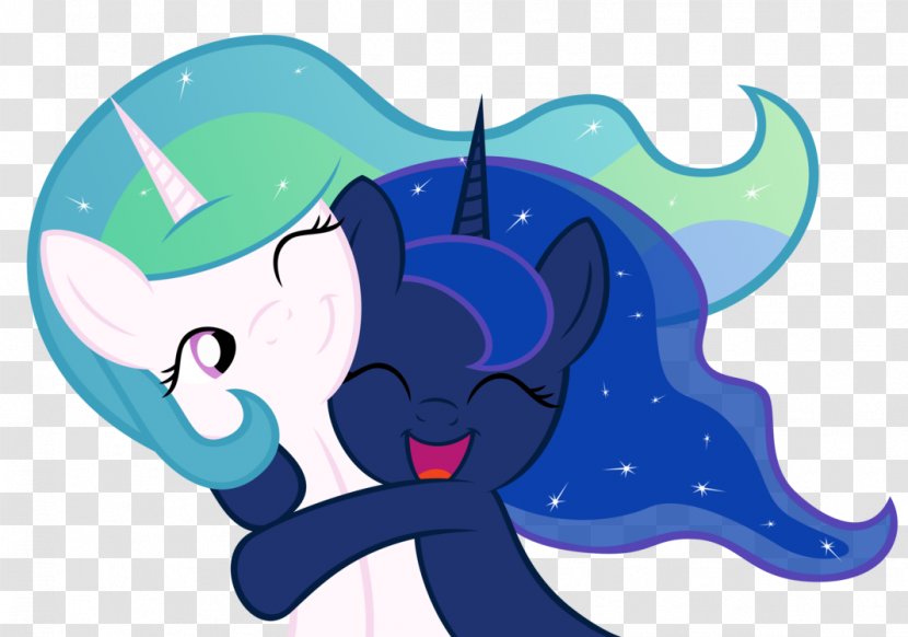 Pony Princess Celestia Pinkie Pie Luna Rainbow Dash - Heart - Shy Kiss Transparent PNG