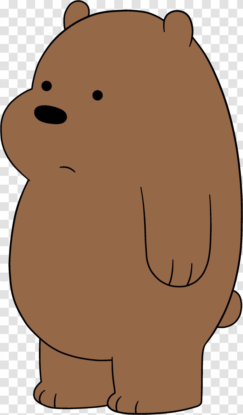 Grizzly Bear Baby Giant Panda Cartoon Network - Smile - Bears Transparent PNG
