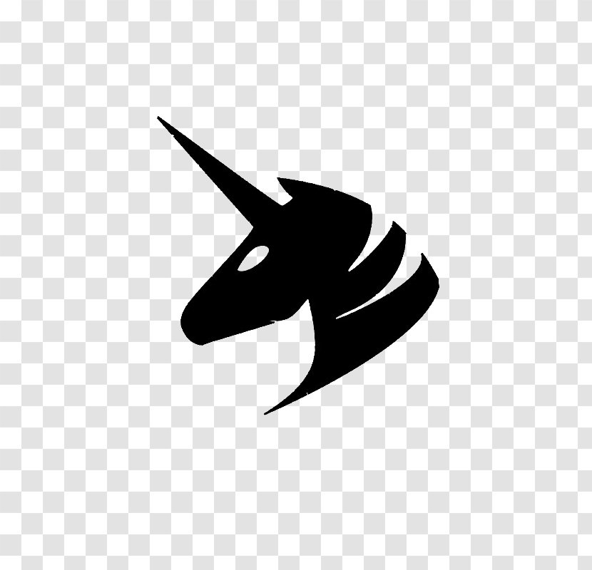 Logo Unicorn Silhouette - Symbol - Head Transparent PNG