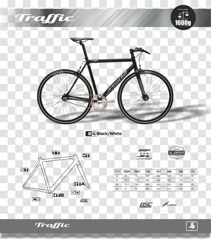 Road Bicycle Fixed-gear Racing Hybrid - Rim - City Traffic Transparent PNG