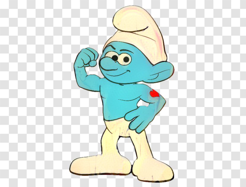 Farmer Cartoon - Brainy Smurf - Finger Transparent PNG