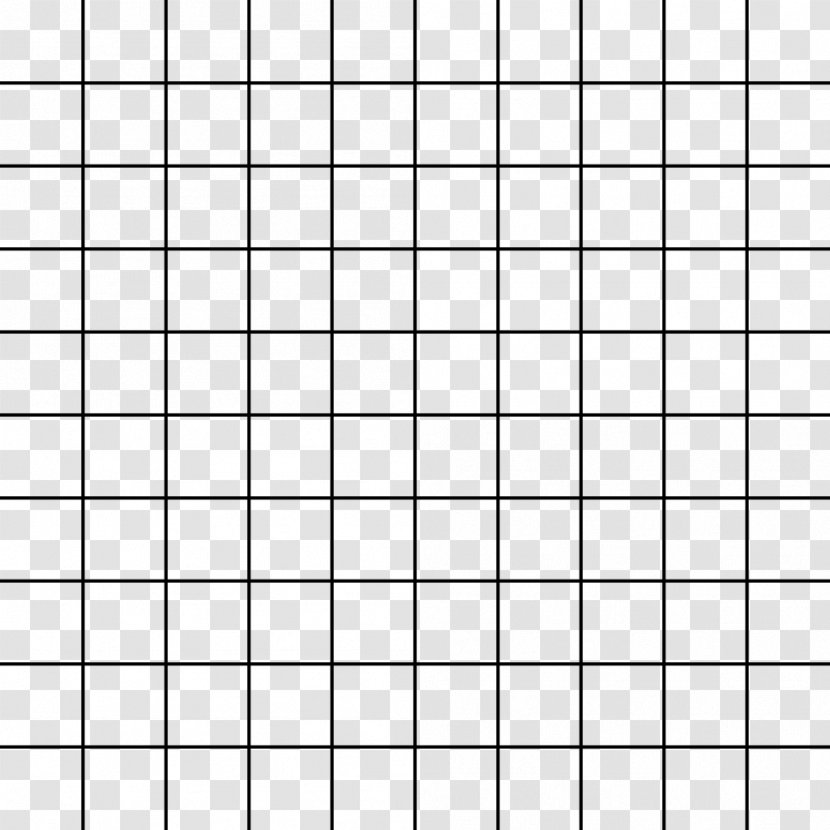 Number Decimal Mathematics Rectangle Square - Black And White Grid Transparent PNG