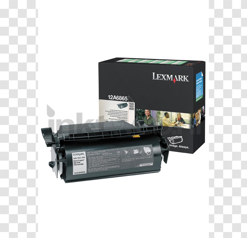 Lexmark Toner Cartridge Printer Ink - Refills Transparent PNG