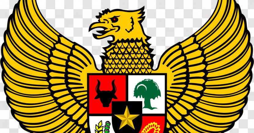 National Emblem Of Indonesia Pancasila Bhinneka Tunggal Ika Garuda - Ideology - Angka Transparent PNG