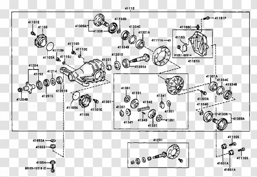 Gear Train Engineering Lexus SC Differential - Car - 2009 Ls Transparent PNG