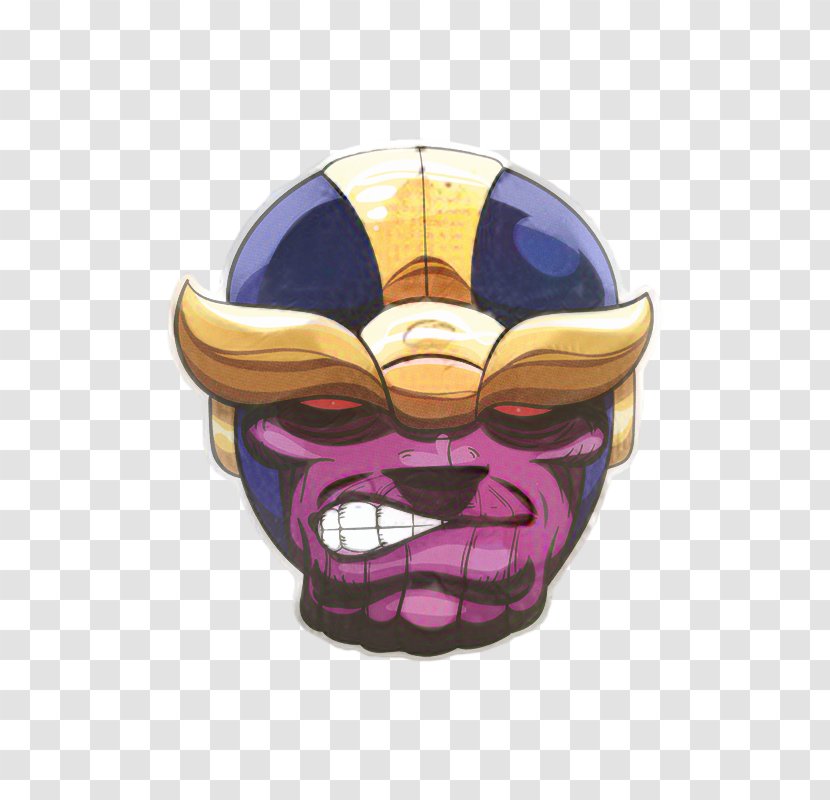 Mask Product Design Character Purple - Headgear - Animation Transparent PNG