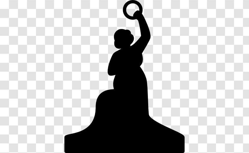 Bavaria Statue Sculpture Monument - Silhouette Transparent PNG