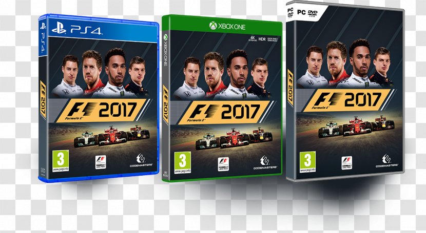 F1 2017 Video Game Codemasters PlayStation 4 - Electronic Device - Ui Transparent PNG