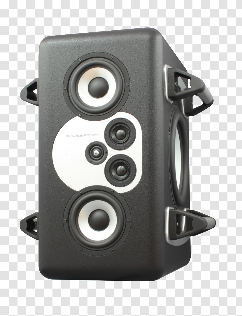 Barefoot Sound Studio Monitor Loudspeaker Powered Speakers - Professional Audio - Active Noise Control Transparent PNG