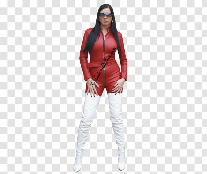 Costume Catsuit Nappa Leather Clothing - Coat Transparent PNG