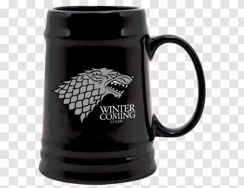 Beer Stein Ceramic House Targaryen Winter Is Coming Mug - Sigil Transparent PNG