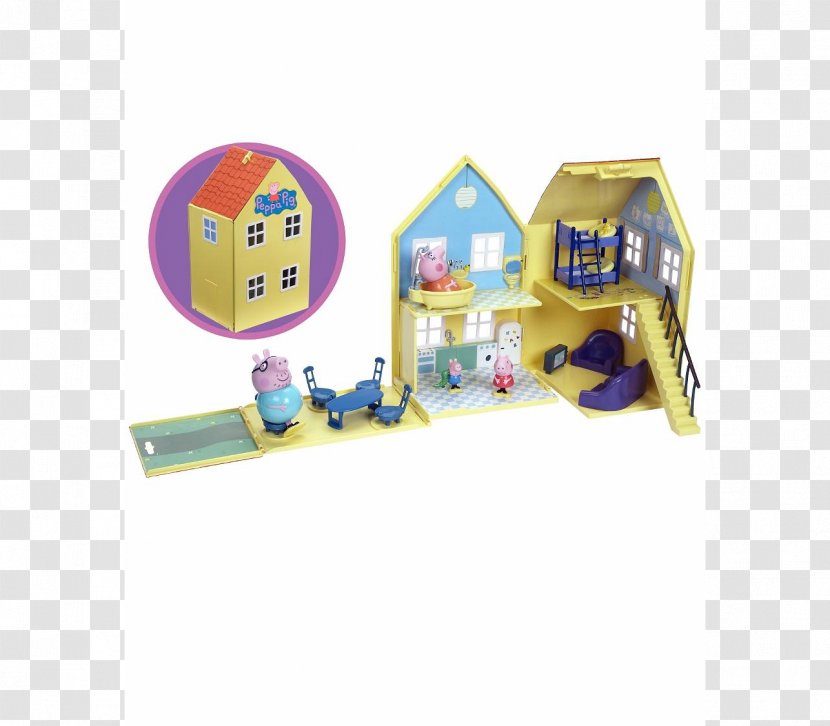 Toy Child House Television Game - Peppa Transparent PNG