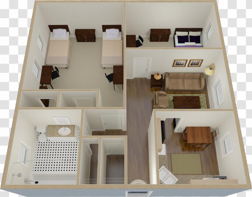 Towson Place Apartments Run Bedroom - Dormitory - House Transparent PNG