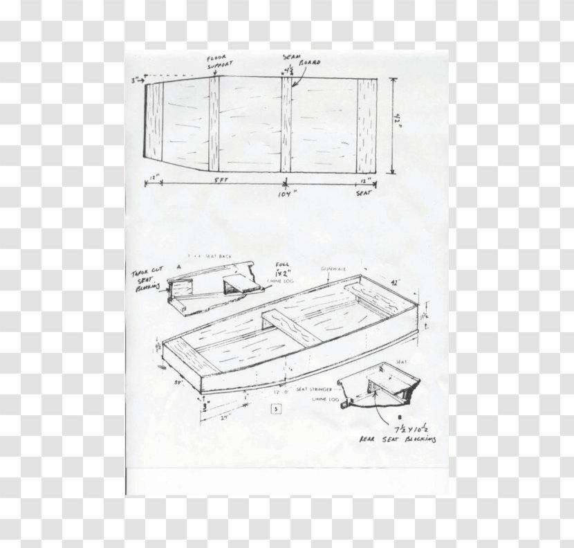 Flat-bottomed Boat Jon Building Fishing - Woodenboat Transparent PNG