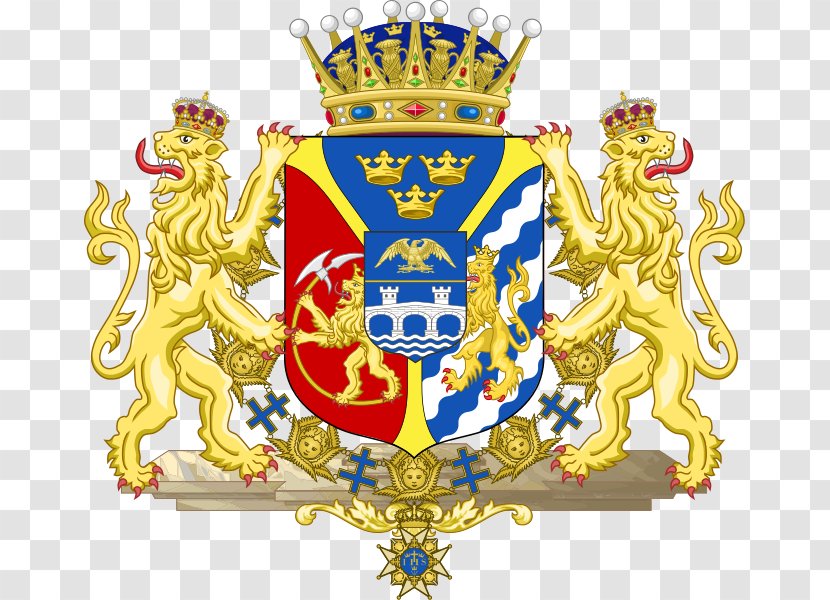Coat Of Arms Luxembourg Sweden Norway - Gules - Kingdom Transparent PNG