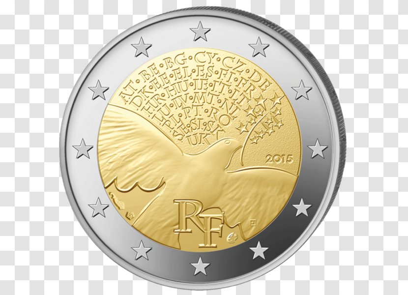 Monnaie De Paris 2 Euro Coin Commemorative Coins Transparent PNG