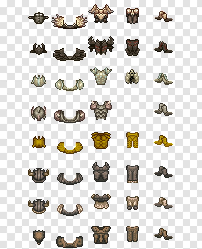 The Elder Scrolls V: Skyrim Pixel Art Armour Transparent PNG