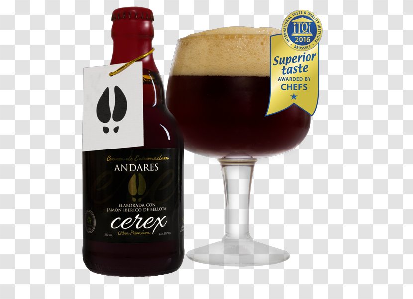 Ale Beer Extremadura Ham Black Iberian Pig - Glasses - UVAS Transparent PNG