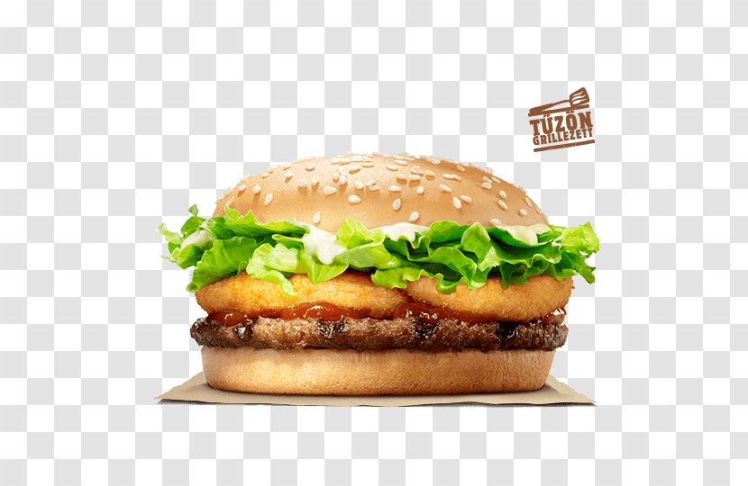 Cheeseburger Whopper McDonald's Big Mac Hamburger TenderCrisp - Finger Food - Burger King Transparent PNG