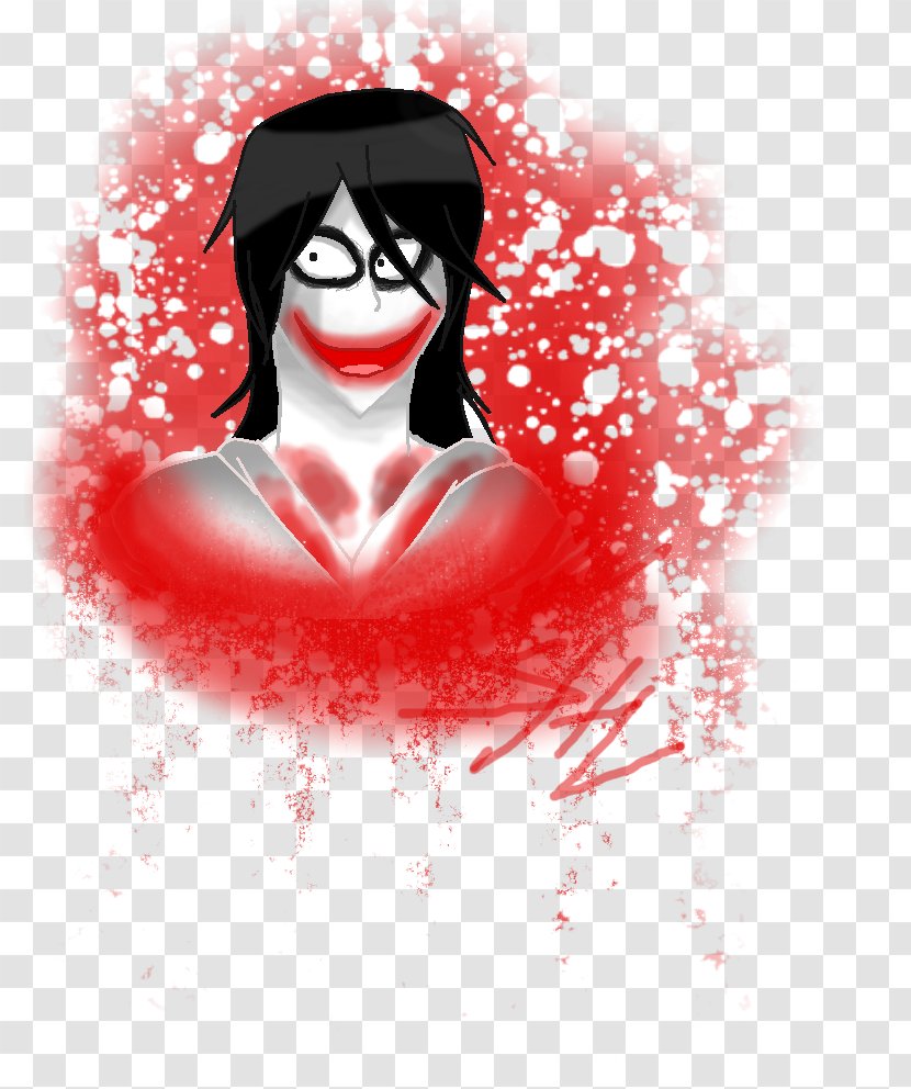 Mouth Graphic Design Desktop Wallpaper Smile - Silhouette - Jeff The Killer Transparent PNG