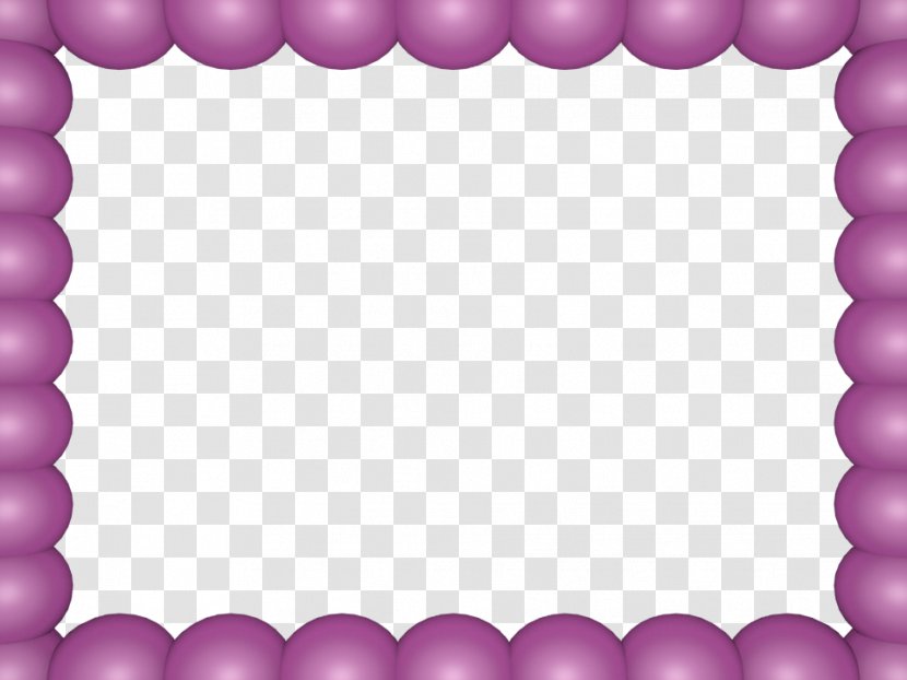 Purple Microsoft PowerPoint Flower Clip Art - Picture Frame - Free Colorful Borders Transparent PNG