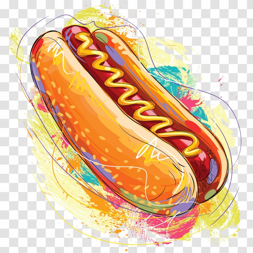 Hot Dog Sausage Hamburger Barbecue Fast Food Transparent PNG